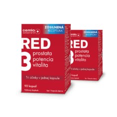 Cemio RED3®, 2× 90 kapsúl, zosilnená receptúra